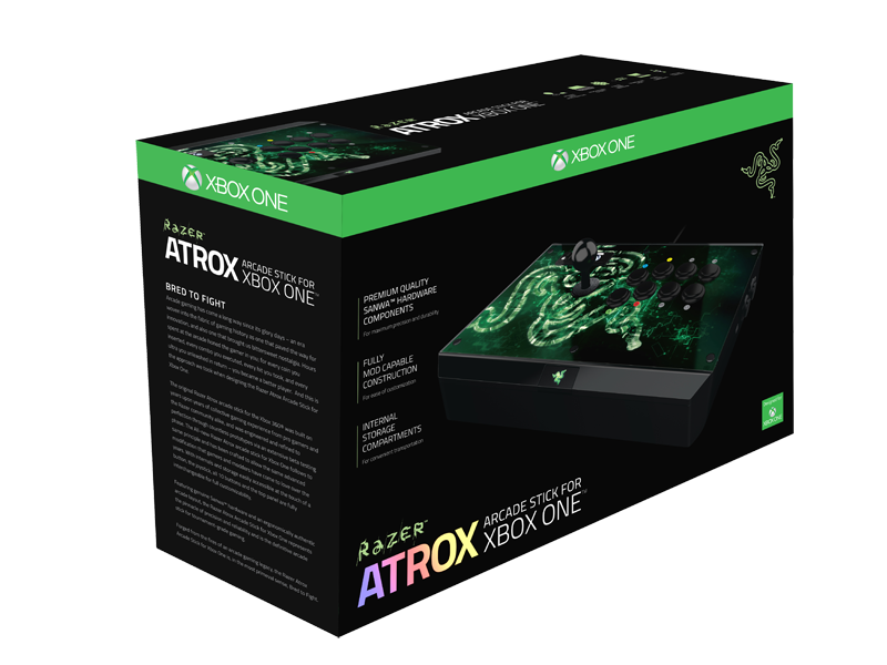 Illustration for article titled Xbox One Gets A $200 Razer Fighting Stick For All Those Fighting Games